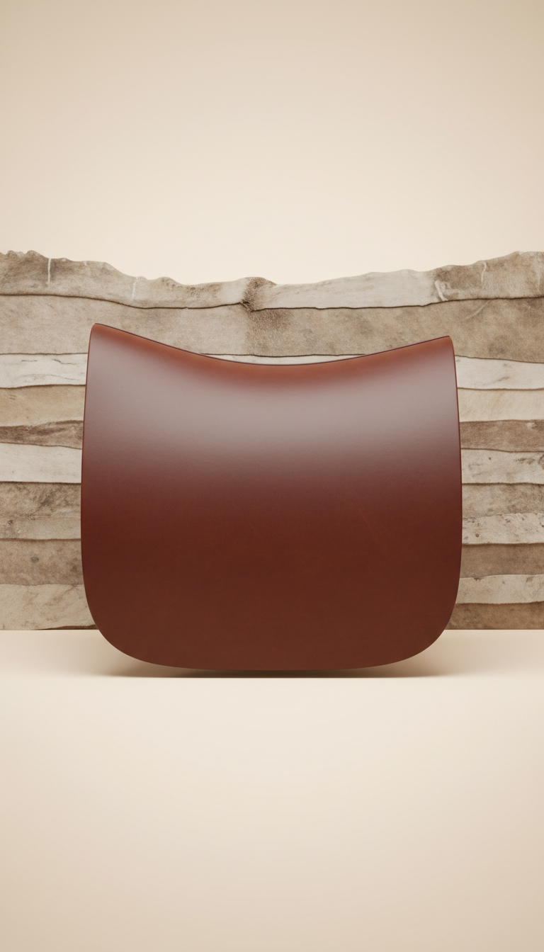 Chestnut Leather Saddle Pad