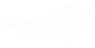 A white die-cut sticker featuring the text 'RAWHIDE GYPSY' in a stylized outline font next to a bucking horse graphic, shown on a plain white background.