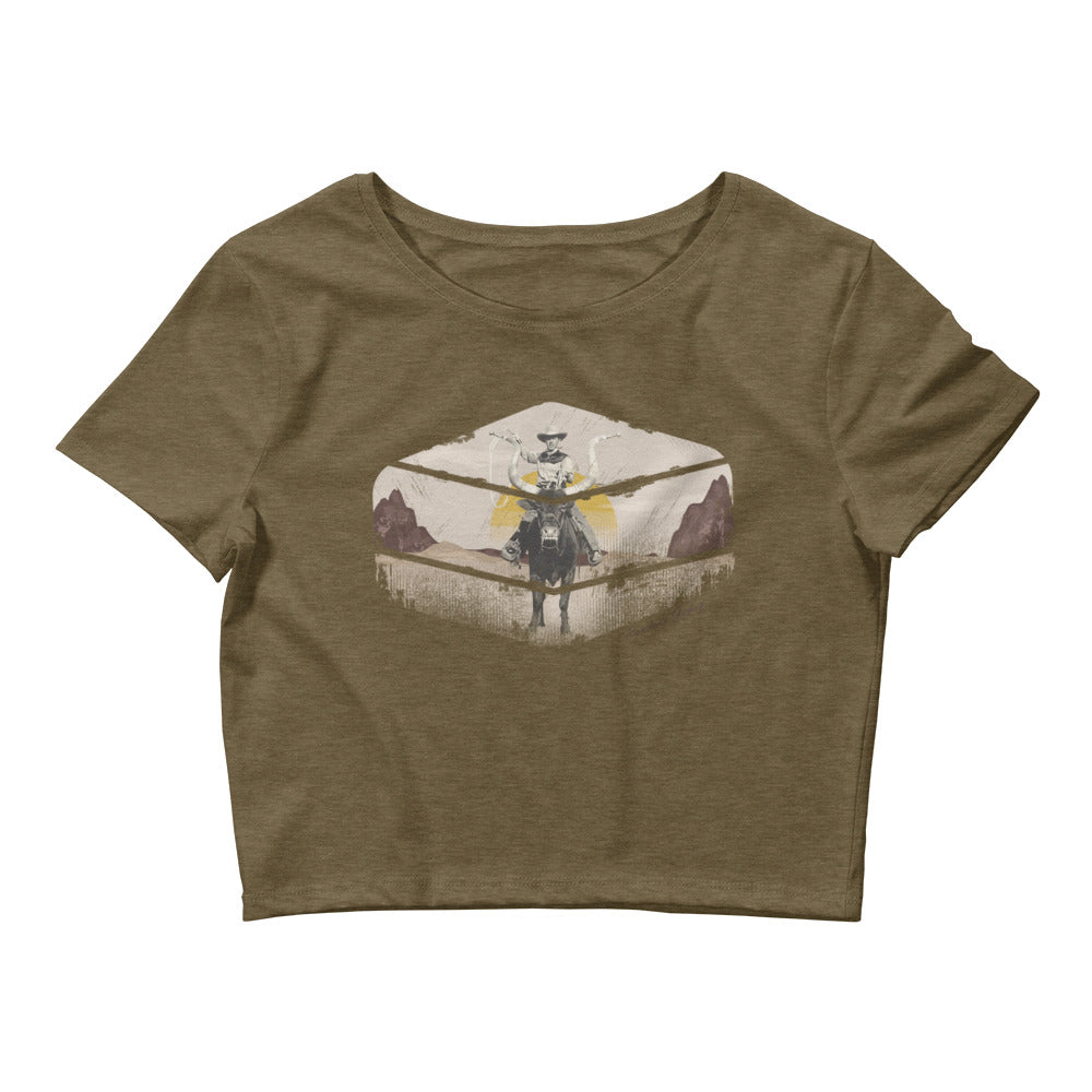 Women’s Cowboy Crop Tee